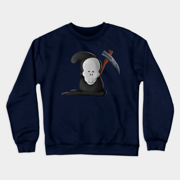 Cute Kawaii Happy Death Crewneck Sweatshirt by W.Pyzel